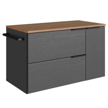 Imagem de Gabinete Para Banheiro 02 Portas 01 Gaveta 80cm PRODDY