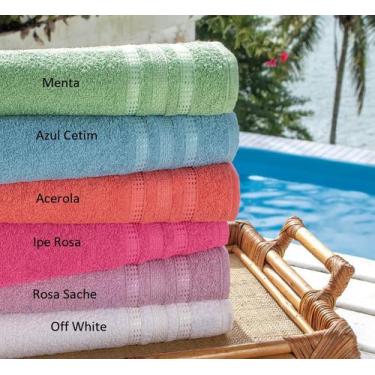 Imagem de Kit 3 Toalhas de Banho Sky Atlântica, Off White