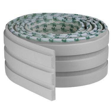 Imagem de Painel Ripado Autocolante Meu Rodape Linha Play Cinza 10M