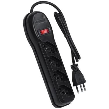 Imagem de Filtro De Linha 4 Tomadas Pp 0,75mm Comprimento 80 Cm