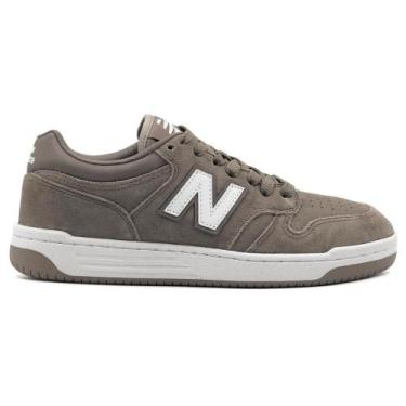 Imagem de Tênis New Balance 480 Low Masculino, 40, Marrom