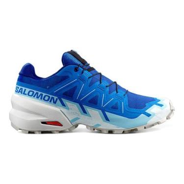 Imagem de Tenis Salomon Speed Cross 6 Masculino, 39, Azul, Branco