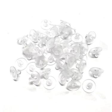 Imagem de Tarracha De Silicone Brinco Sutiã De Orelha Com 100 Unidades