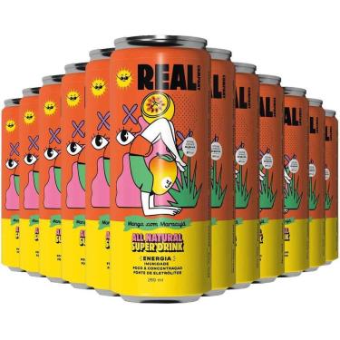 Imagem de 12X Energético Natural Funcional 269Ml Manga Com Maracujá