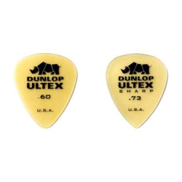 Imagem de Palhetas de guitarra JIM DUNLOP Standard 6,0 mm, pacote com 6 e 0,73 m