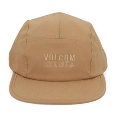 Imagem de Boné Volcom Five Panel Clue - Bege (Aba Flexível)-Unissex