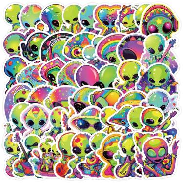 Imagem de Pacote de adesivos Funky Doodle Vi Colorful Cartoon Alien x50