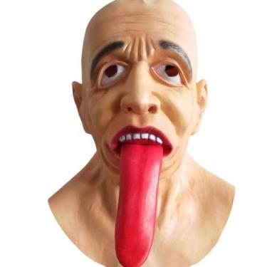 Imagem de Máscara de zumbi, resina de terror assustador com cosplay de Halloween