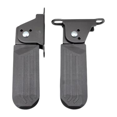 Imagem de Aymzbd Pedais para Bicicletas Elétricas, Antiderrapantes, Dobráveis, Fáceis de Montar, Substituem Diretamente Os Apoios de Pés de Borracha E Metal para O Pas, Distância entre