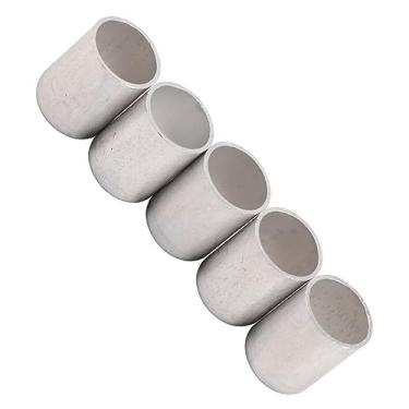 Imagem de Matybobe 20 peças de tampa de junta de ar condicionado tampa de tubo de mangueira de alumínio para sistema CA de carro (6/20.3 cm)