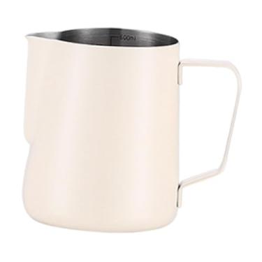 Imagem de ＫＬＫＣＭＳ Copo espumador em aço inoxidável com superfície lisa, aquecedor de leitelho, utensílio para bar de café, acessórios para café, 350ml