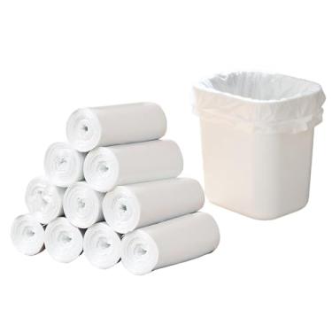 Imagem de ARMLULU Sacos de lixo pequenos, sacos de lixo de 150 contagens, sacos de lixo adequados para suporte de colher de areia de gato, sacos de plástico pequenos para lixeira de mesa (transparente)