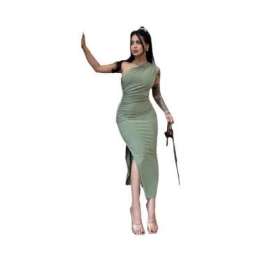 Imagem de Vestido Maxi Preto Sem Mangas E Costas Descobertas Para Mulheres, Sexy