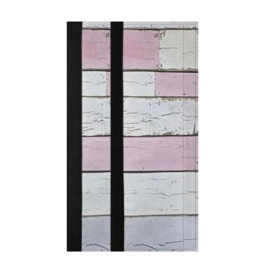 Imagem de Burbuja Conjunto de 2 capas de maçanetas de porta de geladeira de madeira branca rosa, lavável, forno, micro-ondas, antiderrapante, 35,5 x 14 cm