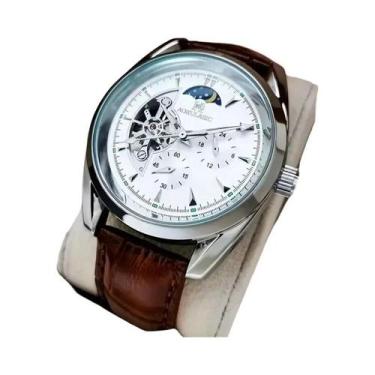 Imagem de Relógio Mecânico Automático Masculino Com Design Hemisférico E Fase Lu