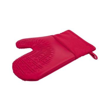 Imagem de Luva Termica Forno Cozinha Silicone Forrada Alta Temperatura - EURO
