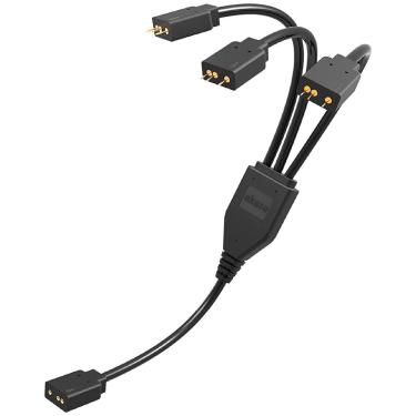 Imagem de Cabo Divisor Akasa - 1 Conector para 3 Conectores RGB 5V Endereçável - 50cm - AK-CBLD07-50BK