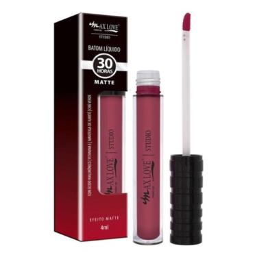 Imagem de Batom Líquido Matte 30 HORAS Max Love 4ml - Diversas Cores, 600
