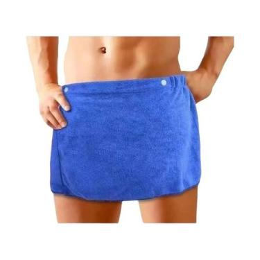 Imagem de Toalha De Banho Absorvente Masculina Saia De Praia Sexy Calções De Nat