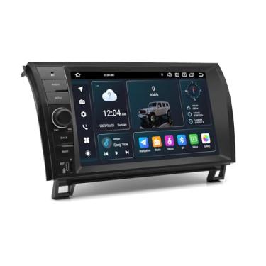 Imagem de SWTNVIN Rádio estéreo automotivo de 9 polegadas para Toyota Tundra 2007-2013 e Sequoia 2008-2019, tela IPS QLED de 1280 x 720P, compatível com CarPlay e Android Auto, 4G LTE 5G WiFi, DSP DTS, SWC