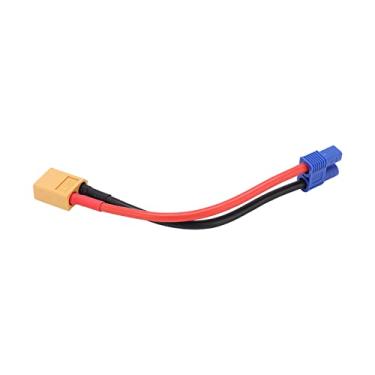 Imagem de KIMISS Adaptador EC3 Fêmea para XT60 Macho - Fio Conector Portátil EC3 para XT60 para Veículos RC - Fio Confiável e Resistente à Corrosão para Carregamento de Bateria - Leve e Seguro