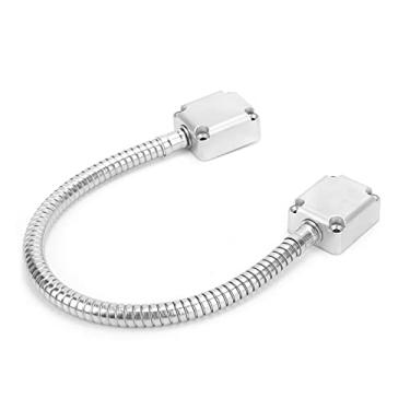 Imagem de Generic Protetor de Cabo de Fio de Laço de Porta de Aço Inoxidável 401 para Controle de Acesso de Montagem Exposta, Cabo Blindado Atraente de para Melhoria Casa 20,1 pol., 0,3 pol. de Diâmetro