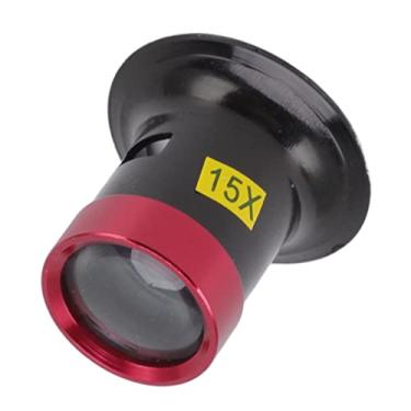 Imagem de KIMISS Lupa de Relojoeiro 15x, Liga de Alumínio, Lupa de Joalheiro Profissional para Reparo de Relógios e Inspeção de Joias