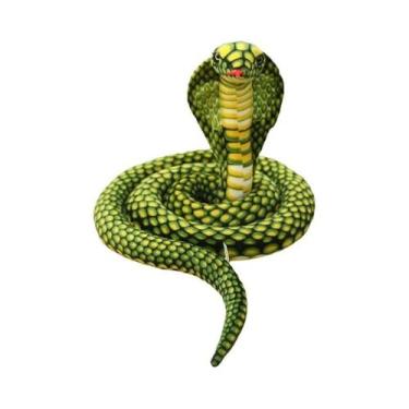 Imagem de Brinquedo De Pelúcia Cobra Colorida 80/170/240cm, Animal De Estimação 