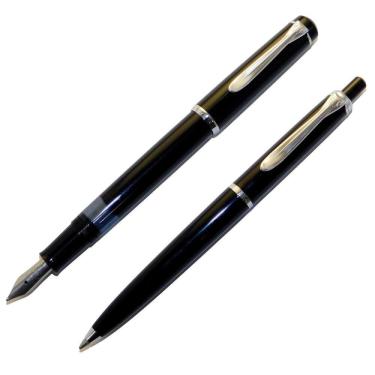 Imagem de Conjunto Pelikan Caneta Tinteiro + Esf M100 Preto Ct Nos