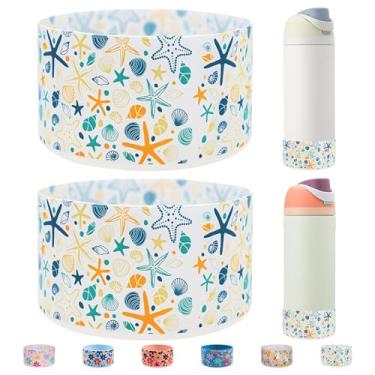 Imagem de HEYSKAY 2 peças de bota de silicone para garrafa de água Owala Flask 680 g, capa protetora antiderrapante para Owala Twist, garrafa de água de aço inoxidável FreeSip and Flip sem BPA Base inferior da