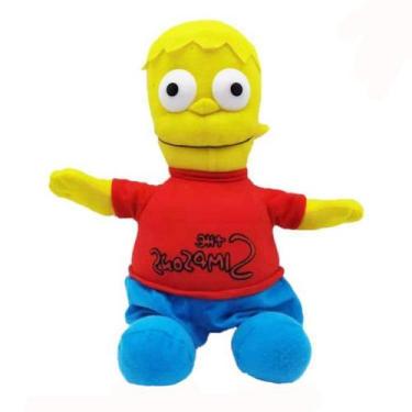 Imagem de Boneca de brinquedo de pelúcia Simpsons, anime de 30 cm para decoração