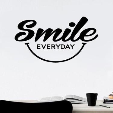 Imagem de Adesivos de parede Smile Everyday Motivational Quote PVC 28x57cm - yiw