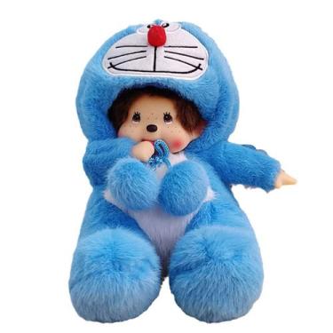 Imagem de Boneca de brinquedo de pelúcia Doraemons Monchichi, anime de 20 cm par