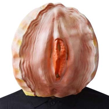 Imagem de Capacete, látex, máscara facial completa, pegadinha, cosplay, adereços