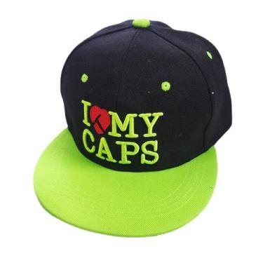 Imagem de Boné de beisebol I Loves My Caps Anime Snapback HipHop F - Yiweisai