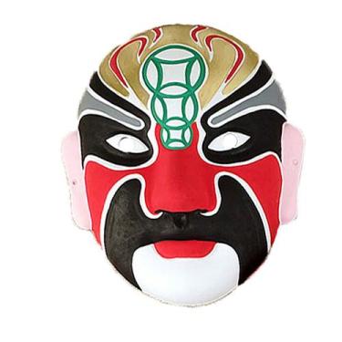 Imagem de Máscara Peking Opera Full Face Cover, festa infantil, Halloween - yiwe
