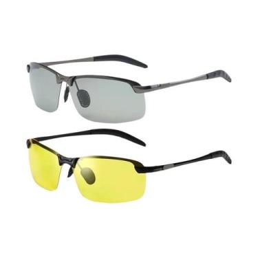 Imagem de Óculos De Sol Fotocromáticos Polarizados Masculinos UV400 Chameleon Pa