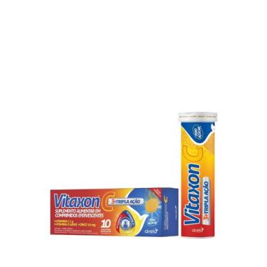 Imagem de Vitaxon Tripla Ação Vitamina C, D & Zinco Airela - 10 Comprimidos