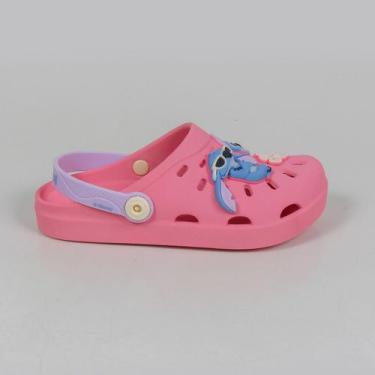 Imagem de Babuche Infantil Stitch Smile Grendene Kids 23348St Azul, Rosa, Lilás,