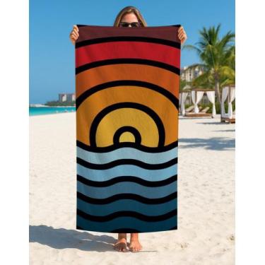 Imagem de Toalha Banho E Praia Verão Tropical Natureza Fauna Flora - Use Thuco, 