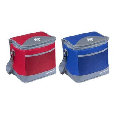 Imagem de Bolsa Térmica Marmita Cooler Praia Bebida 7 Litros Unitermi, Azul