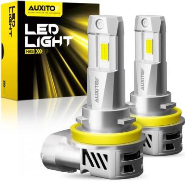 Imagem de Lâmpadas LED AUXITO H11 H8 H9 40000 lm 6500K Branco Frio