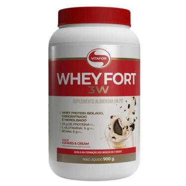 Imagem de Whey fort 3w pote 900g cookies n cream vitafor