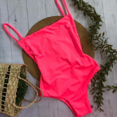 Imagem de Maiô neon com amarração nas laterais - (A) Mar Beach Wear, P