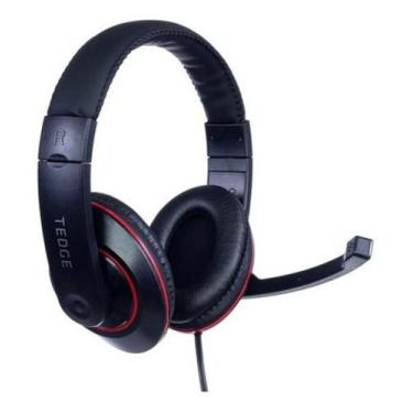 Imagem de Fone De Ouvido Headset Gamer Com Microfone Entrada P2 Tedge