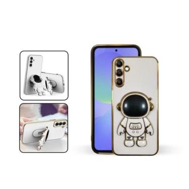 Imagem de Capinha Compatível com Samsung A36 A56 Suporte Astronauta - Genérica, 
