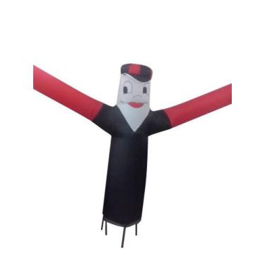 Imagem de Boneco Biruta c/ Exaustor - AG Ramos, Preto c/ Vermelho