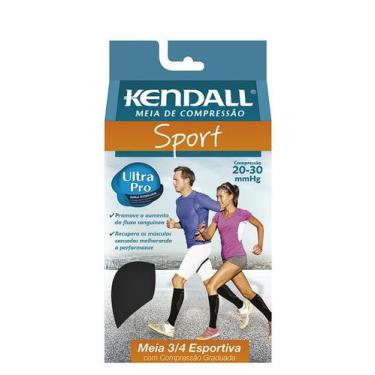 Imagem de Meia Média Ref.3112  Sport  Kendall  Média Compressão  20 30mmHg  Masc