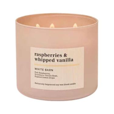Imagem de Vela 3 Pavios Raspeberries & Whipped Vanilla BBW- 411 grs - Bath & Bod