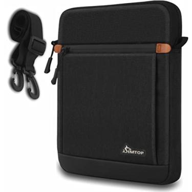 Imagem de Capa para tablet de 12,9 a 13 polegadas, compatível com iPad Pro de 13 polegadas/12,9 polegadas, Galaxy Tab S9 FE+ 12,4/S9 FE 10,9, zíperes YKK, alça removível, alça oculta